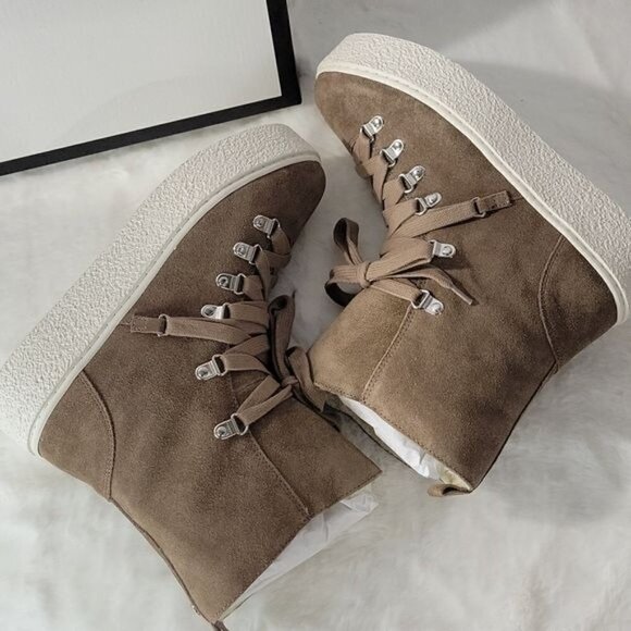 Women's Jslides Bolt Taupe Lined Boot, Size 8.5 M - Picture 2 of 11